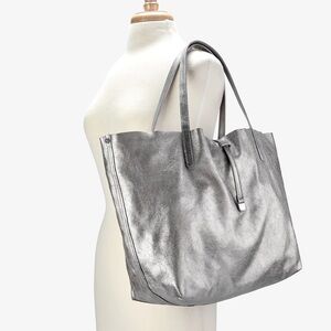 Reversible Luna Tote (Gunmetal)